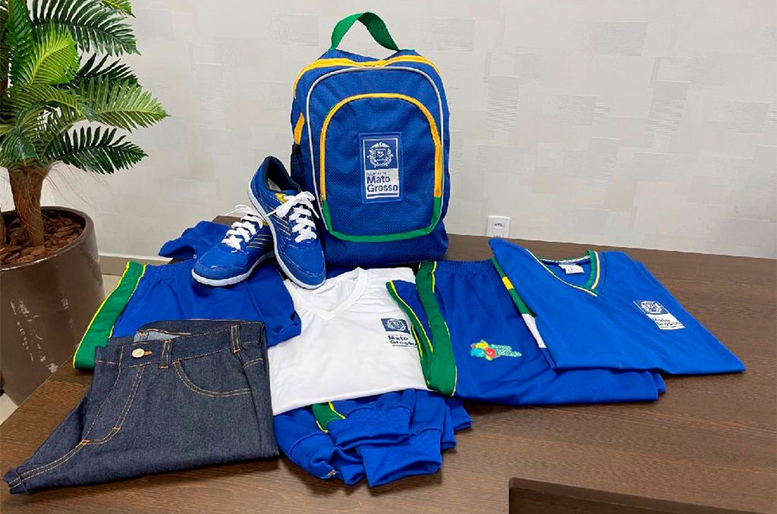 Estado vai destinar conjunto de uniformes e materiais à rede estadual em MT