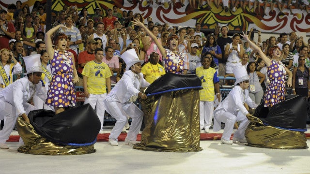 Sapucaí está pronta para o carnaval no Rio de Janeiro