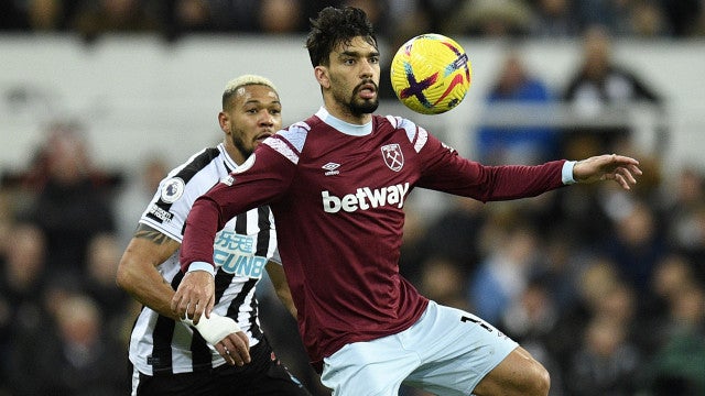 Lucas Paquetá marca e West Ham arranca empate com o Newcastle no Inglês