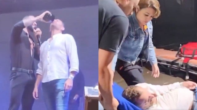 Fã de Gusttavo Lima bebe com cantor em palco e passa mal