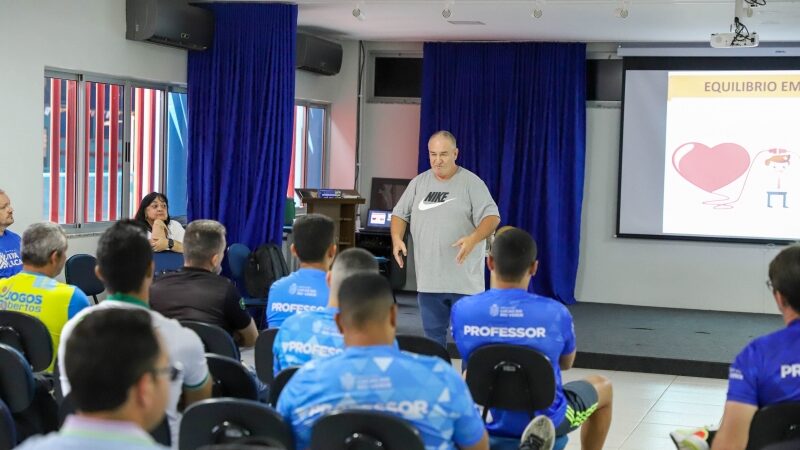Esportes em Lucas do Rio Verde promove semana pedagógica com profissionais da educação