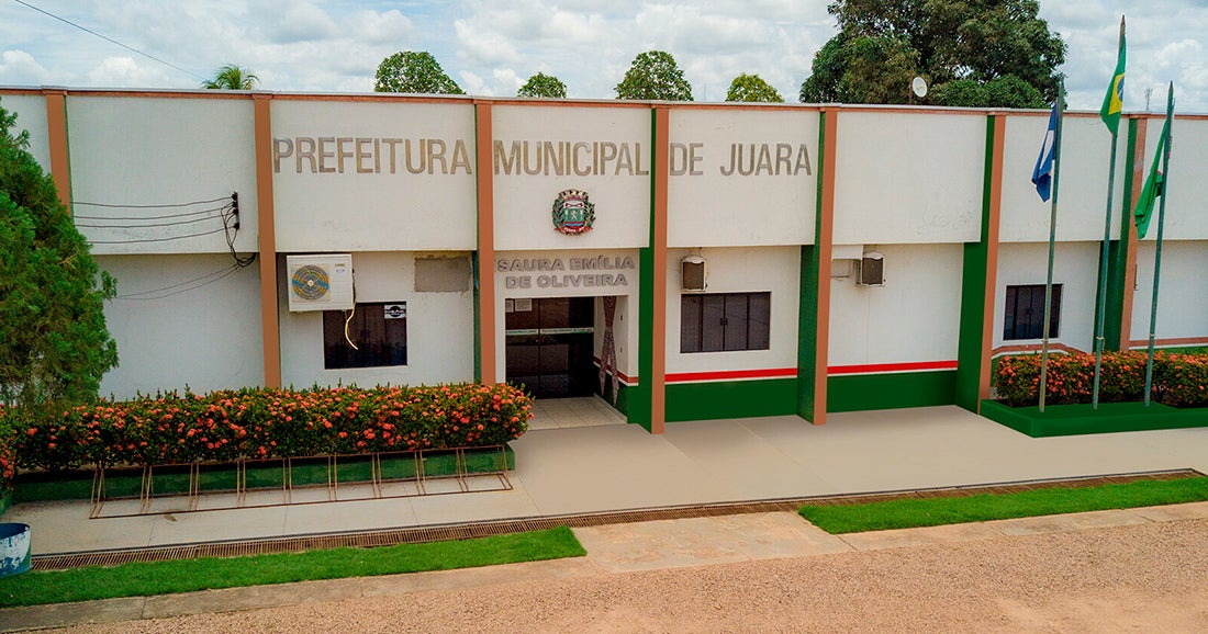 Centro poliesportivo em Juara deve ser concluído no próximo mês; R$ 1 milhão investidos