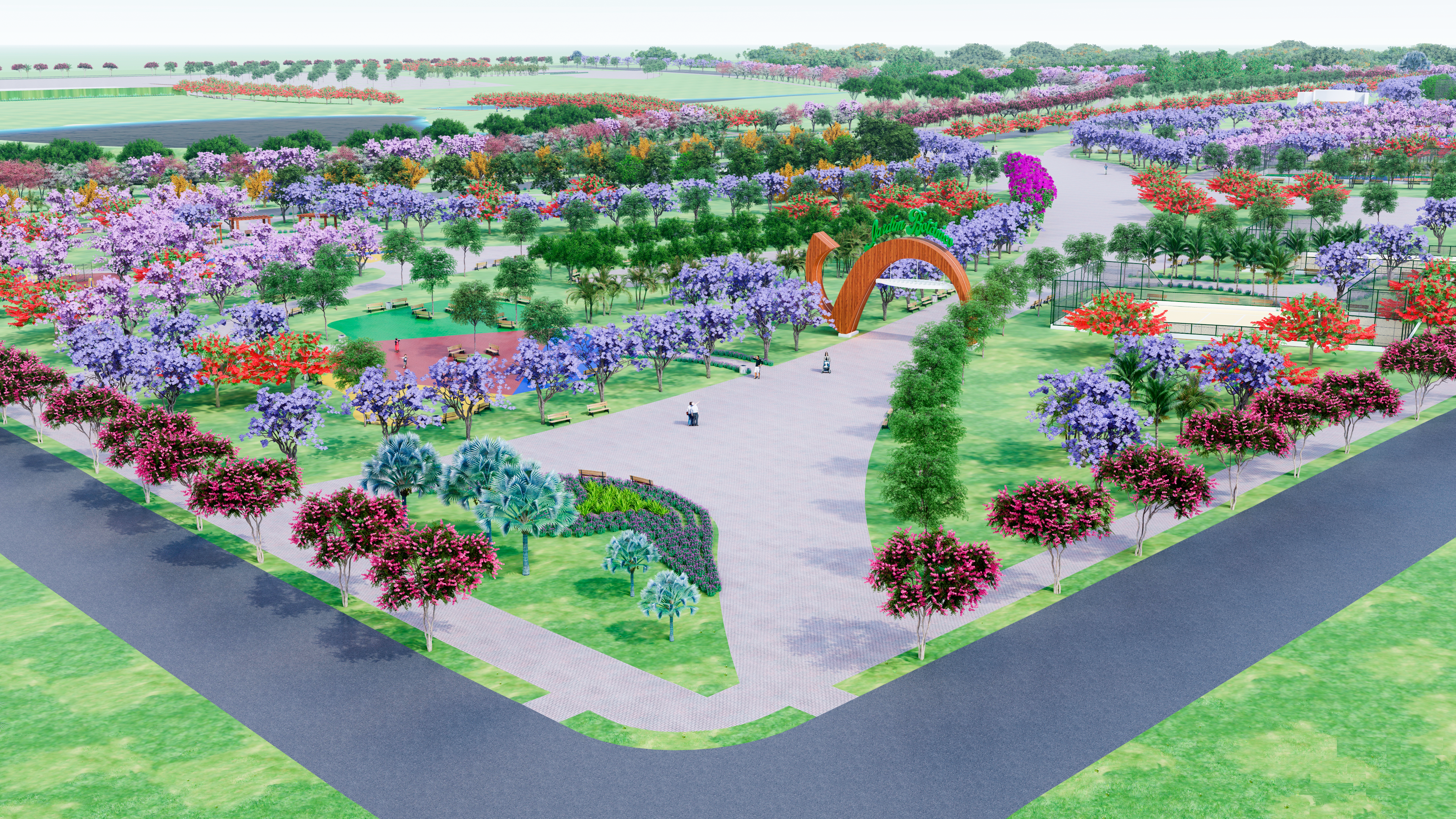 Prefeitura conclui 60% das obras do Jardim Botânico em Sinop