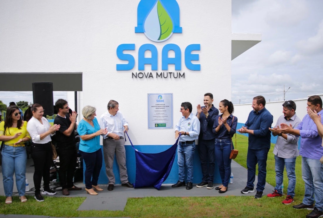 Inaugurado em Nova Mutum complexo de abastecimento de água; R$ 1,8 milhão investidos