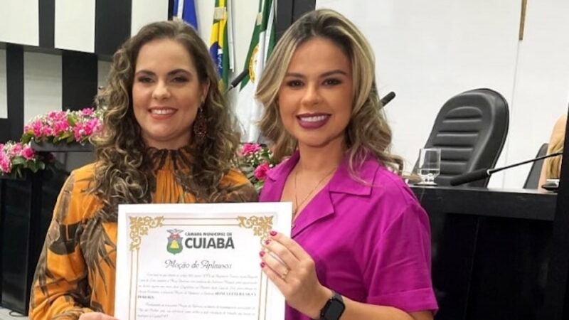 Câmara de Cuiabá concede moção de aplausos para secretária de Assistência Social de Nova Mutum