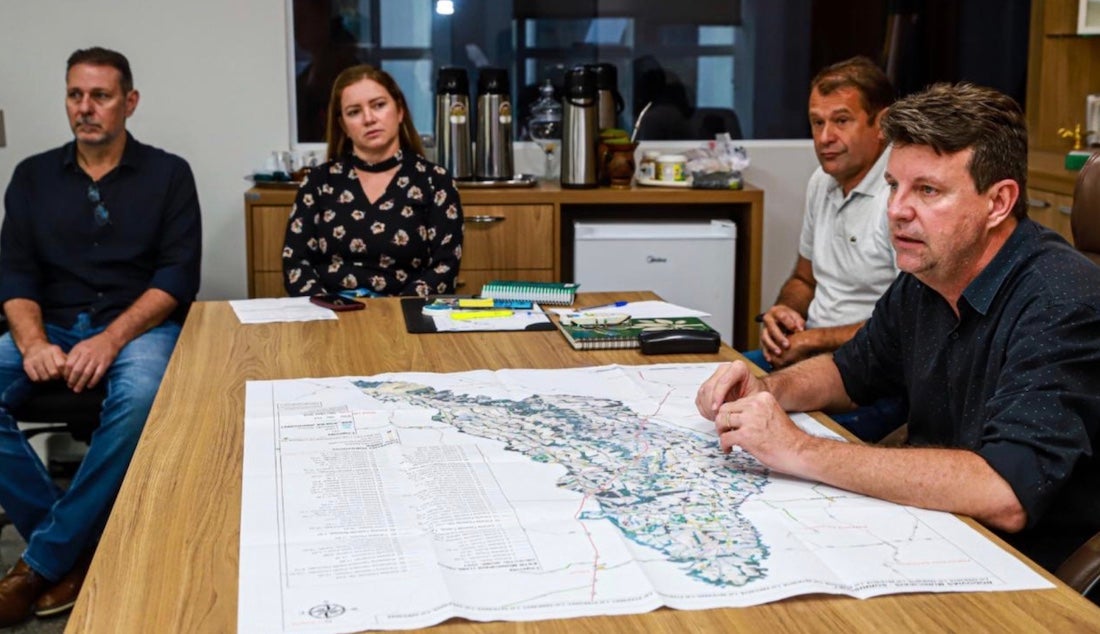 Sorriso define força tarefa para recuperar estrada após rompimento de barragem na região do Vale do Verde