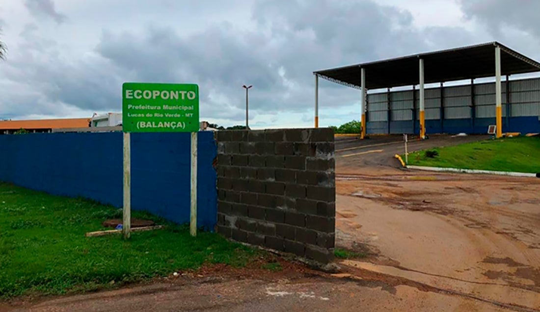 Prefeitura e Saae realizam reformas na estrutura de Ecoponto em Lucas do Rio Verde