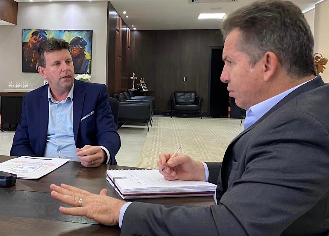 Prefeito de Sorriso reivindica a governador reforços na segurança e regulação de saúde; R$ 700 mil confirmados para Politec