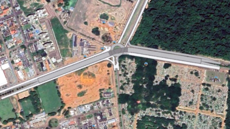 Sinop: prorrogada pela 2ª vez licitação para construir viaduto nas avenidas Bruno Martini e  André Maggi