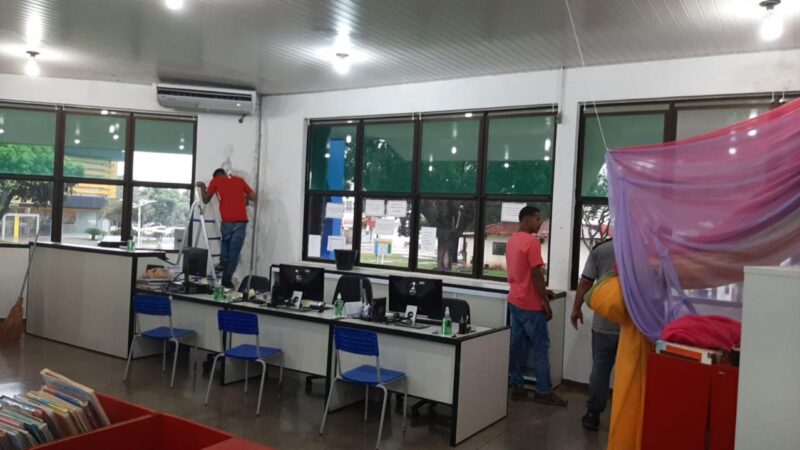 Sorriso: biblioteca municipal passará por reforma com aquisição de novos equipamentos