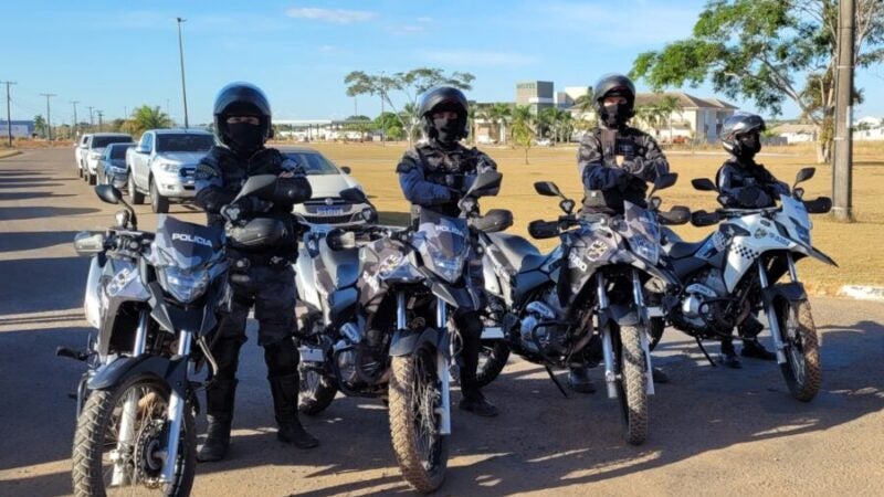 Rapaz é preso pela equipe Raio de Guarantã do Norte