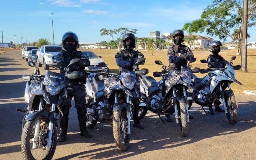 Rapaz é preso pela equipe Raio de Guarantã do Norte