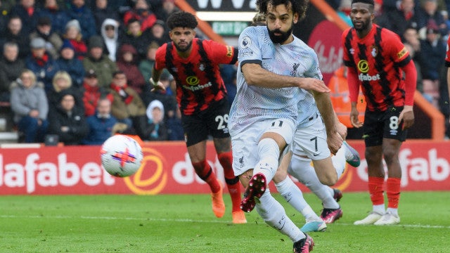 Salah isola pênalti e Liverpool perde para lanterna Bournemouth no Inglês