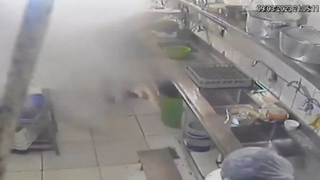 Mulher morre em 1º dia de trabalho após panela de pressão explodir