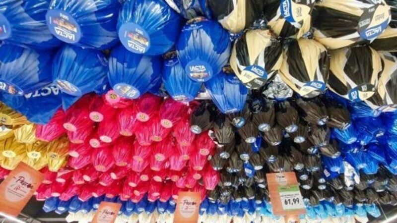 Ovos de Páscoa chegam aos supermercados em média 12% mais caros