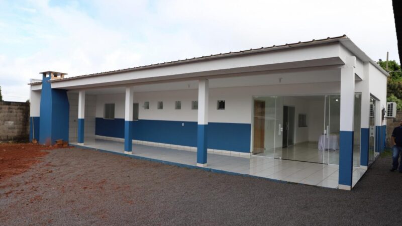 Prefeitura entrega 1ª etapa da reforma do núcleo da PM em distrito de Sorriso