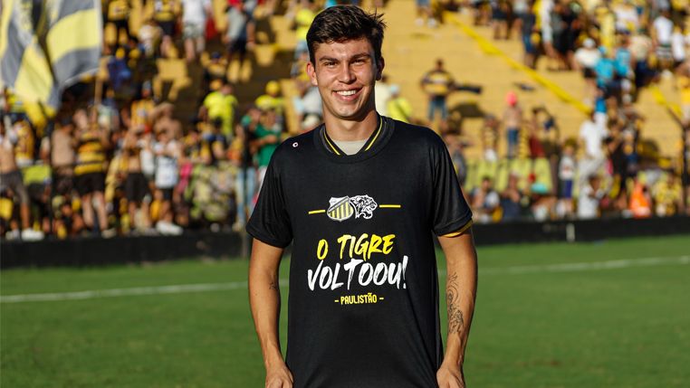 Recém-chegado ao Novorizontino, Luiz Gabriel comemora acesso e projeta final da Série A2