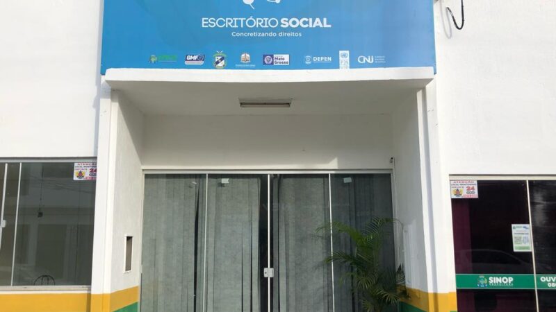 Prefeitura inaugura hoje Escritório Social em Sinop