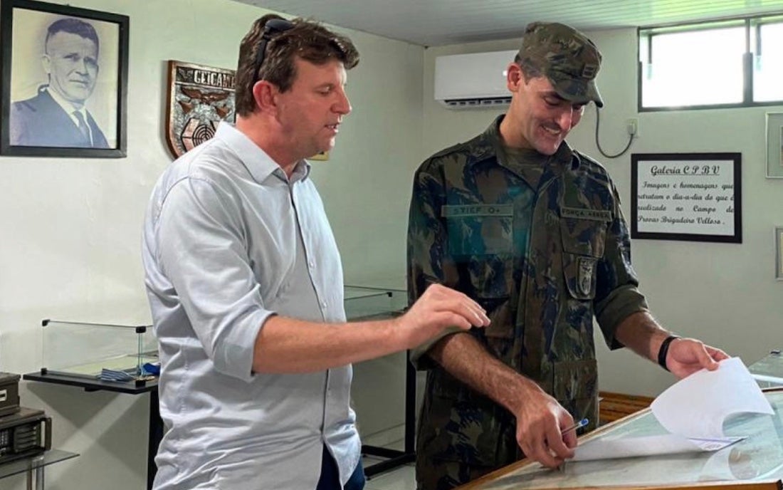 Prefeito reitera pedido para FAB instalar base no aeroporto de Sorriso