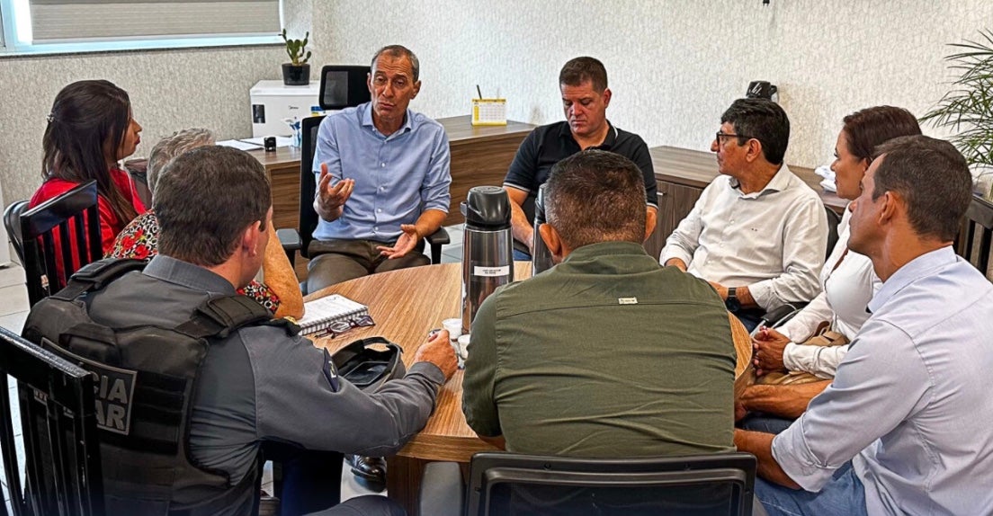 Vereadores se reúnem com prefeito de Lucas e conhecem estrutura da Guarda Civil que pode ser criada em Nova Mutum