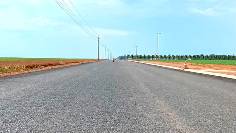Sinop: retomadas obras de pavimentação da estrada Nanci e previsão é ficar pronta em outubro  