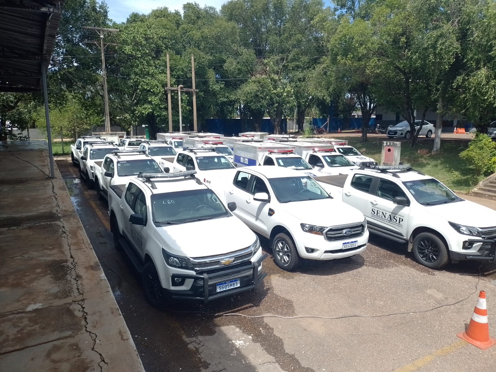 Governo entrega viaturas da Politec para Sinop, Nova Mutum e mais 8; novo sistema balístico é implantado