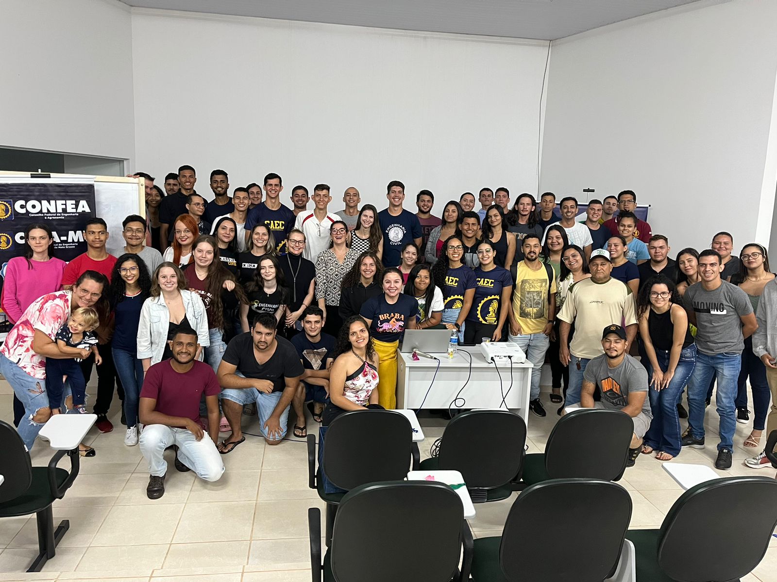 Crea-MT ministrou palestra com tema: Soluções focadas na fase da construção, Sistema Confea e Crea Jr