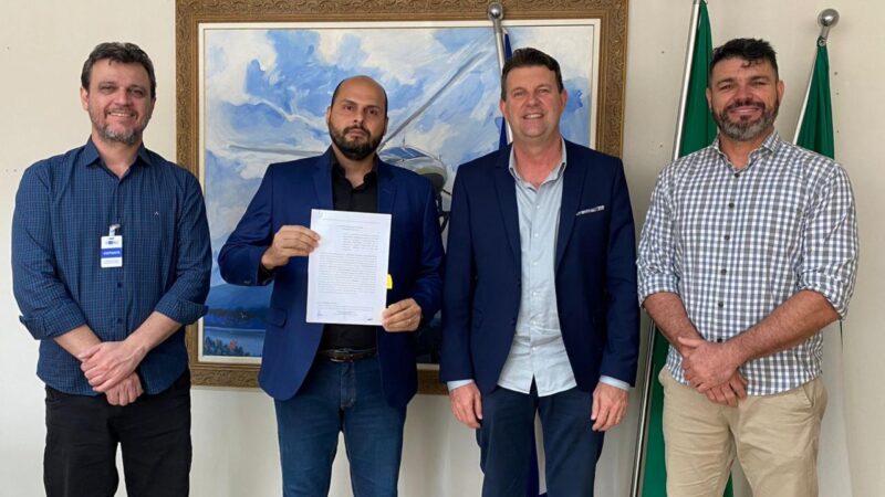 Prefeito assina convênio e Sorriso vai receber 345 câmeras de monitoramento