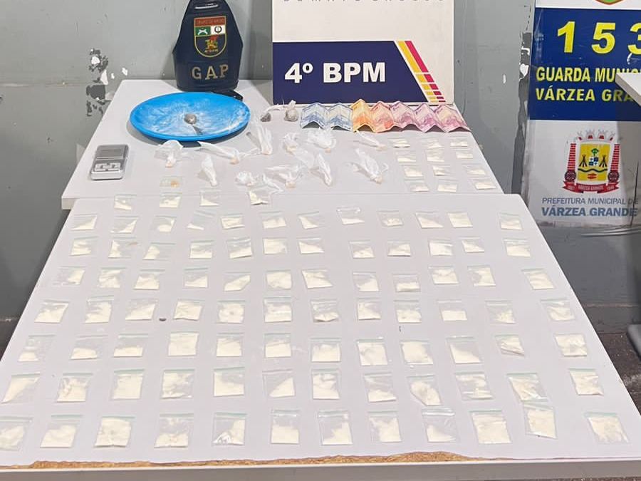 Polícia Militar prende casal por tráfico de drogas