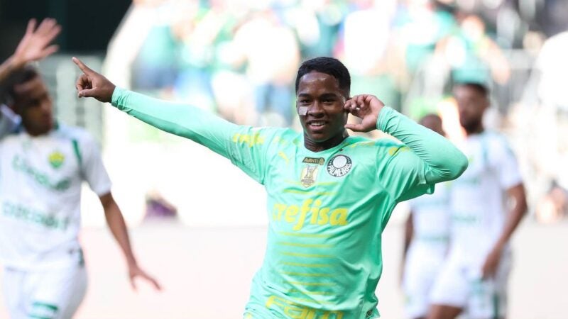 Joia do Palmeiras, Endrick faz o 1º gol do Campeonato Brasileiro 2023