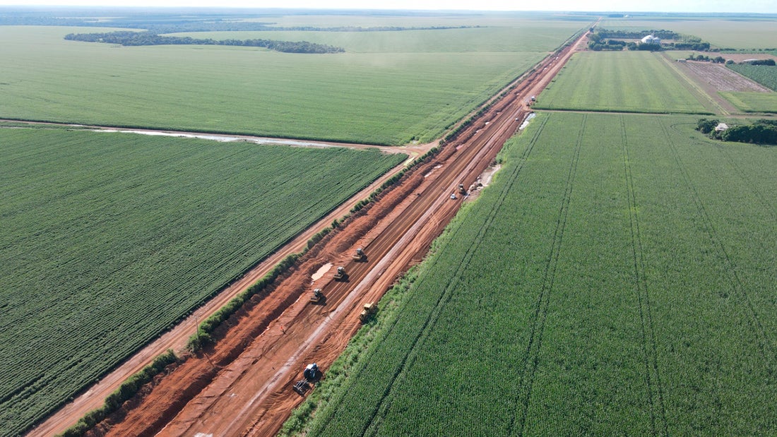 Estada da início a trabalhos de pavimentação da MT-338 em Lucas do Rio Verde