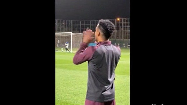 O gol de Cristiano Ronaldo no treino que deixou os colegas incrédulos