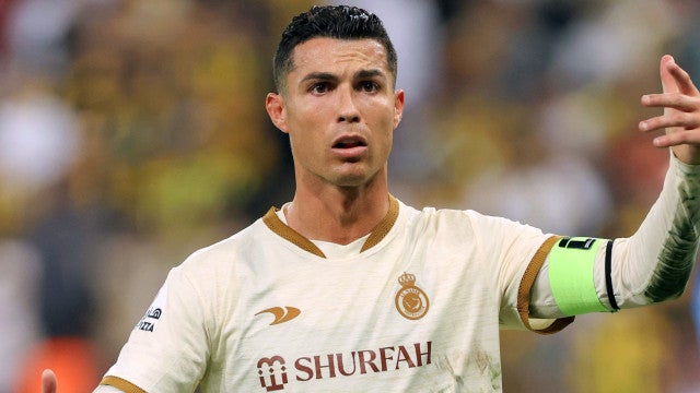 A reação de Cristiano Ronaldo a mais uma noite de sonho na Arábia Saudita