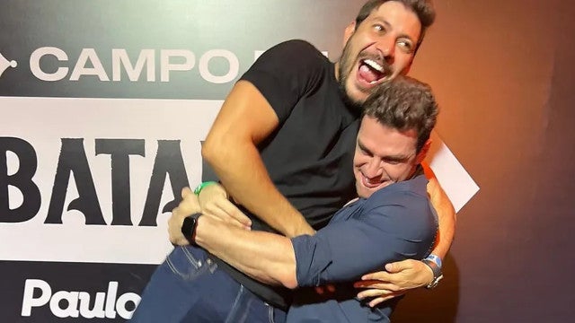 Após término com Key, Gustavo se diverte com Caio Afiune