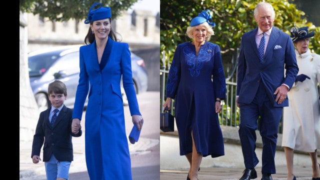 As celebrações de Páscoa da realeza (com o azul dominando os looks)