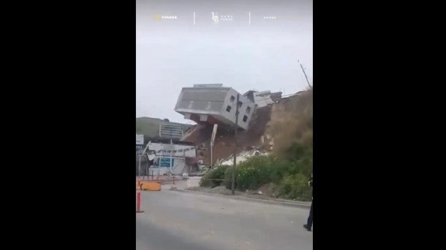 Prédio desaba após deslizamento em Tijuana, México: Imagens impactantes!