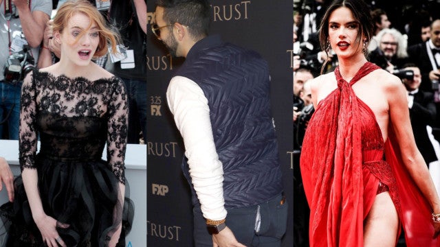 Roupa rasgou, zíper enganchou? Looks que deixaram os famosos numa saia-justa!