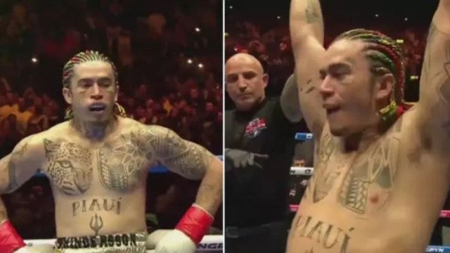 Whindersson Nunes vence polonês em luta de boxe