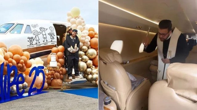 Virgínia e Zé Felipe chamam padre para abençoar avião de R$ 50 milhões