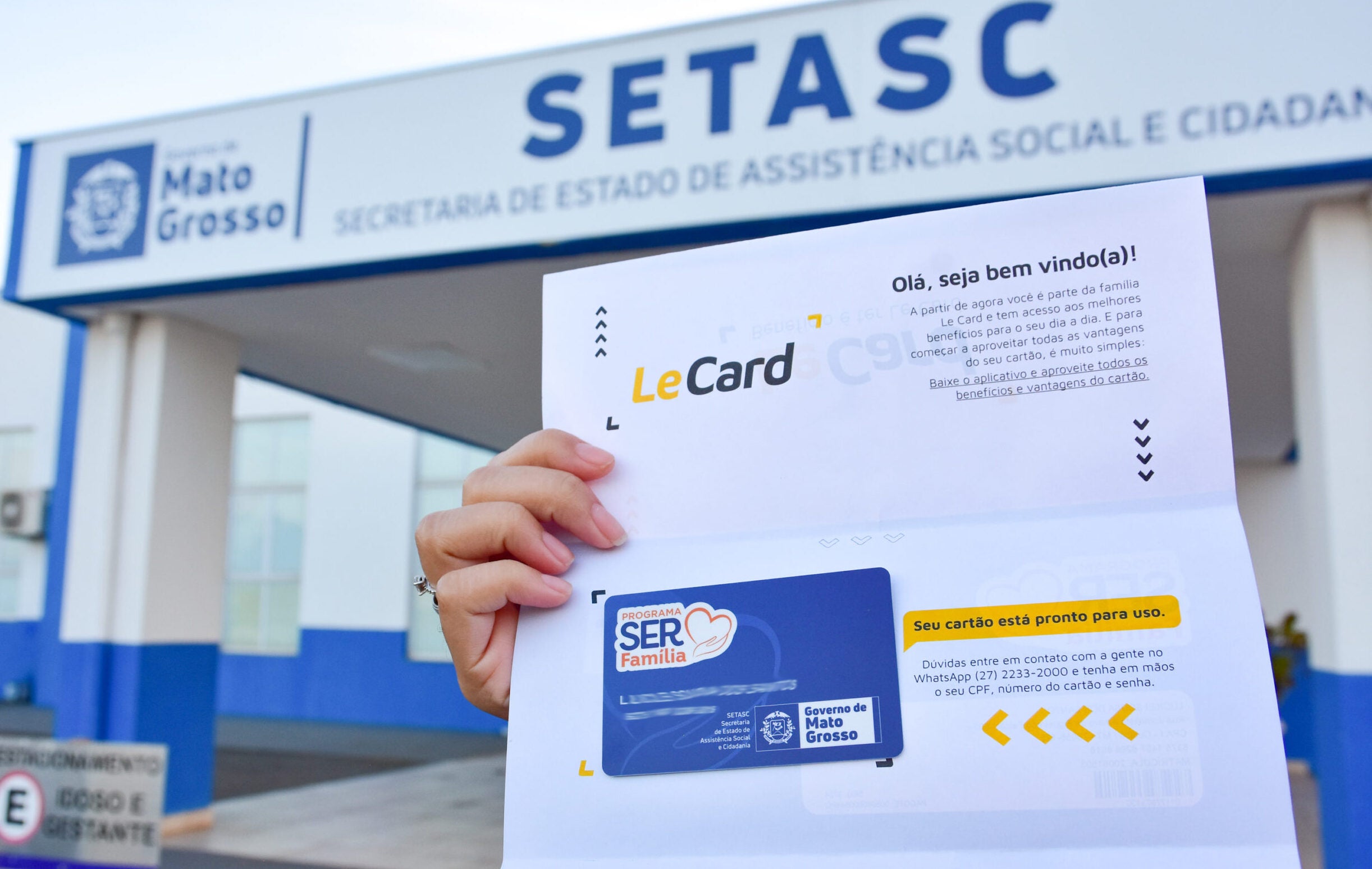 Secretaria de Assistência Social entregará cartões do Ser Família para 90 famílias em Sinop