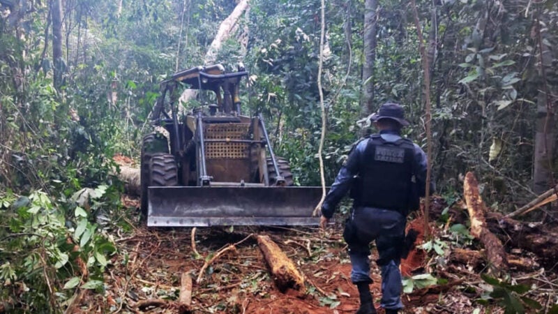 Sema diz que inutilizou 3% dos maquinários apreendidos após flagrante de desmatamento ilegal em Mato Grosso