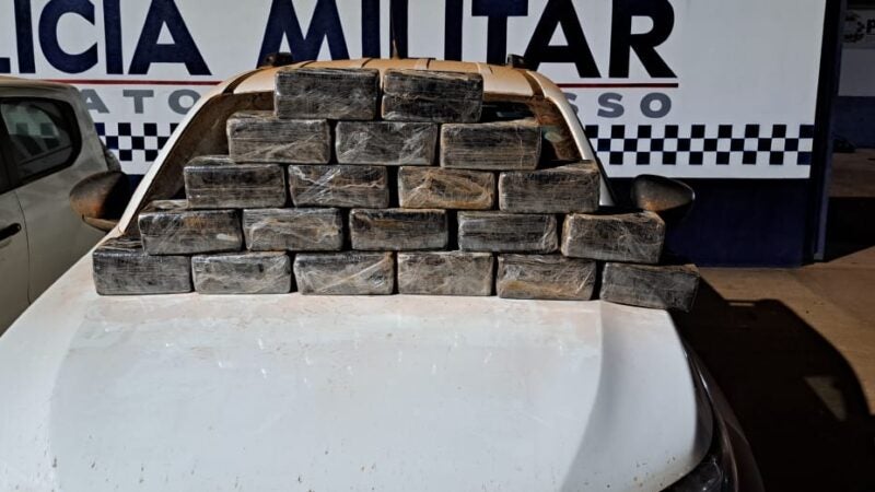 Dupla foi presa com 40 quilos de substância análoga à cocaína