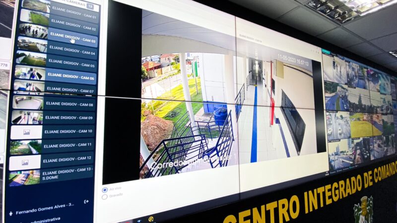 Secretarias iniciam testes em câmeras de monitoramento nas escolas estaduais de Mato Grosso