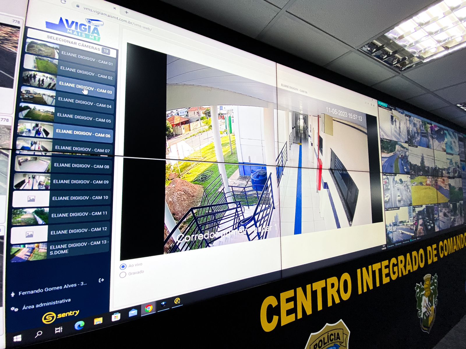 Secretarias iniciam testes em câmeras de monitoramento nas escolas estaduais de Mato Grosso