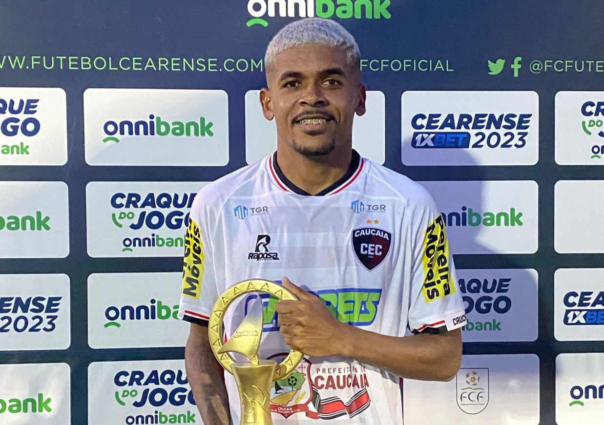 Finalista do Cearense com o Caucaia, atacante Júnior Goiaba mira disputa da Série D