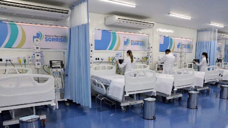 Mauro visita obras de reforma e ampliação do hospital regional de Sorriso; “excelente condição”