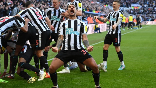 Com gol de Bruno Guimarães, Newcastle derrota Brighton e se aproxima da Liga dos Campeões