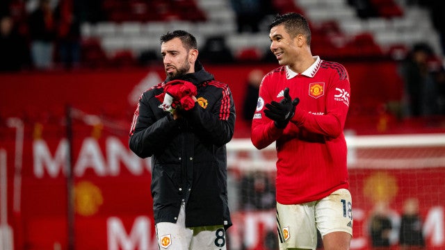 Ten Hag quebra o silêncio após discussão entre Bruno Fernandes e Casemiro