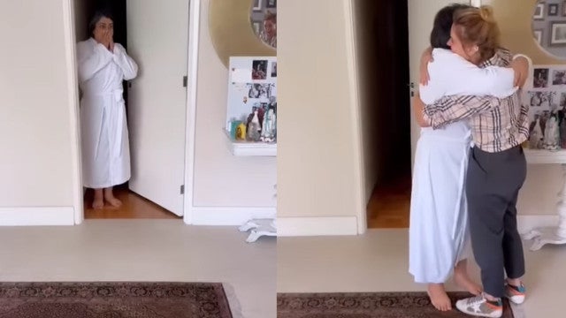 Preta Gil muito emocionada com surpresa de Carolina Dieckmann