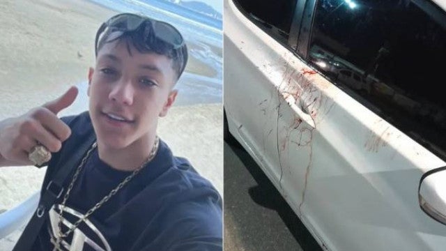 Polícia investiga ataque a influenciador Meno Kabrinha no litoral de SP